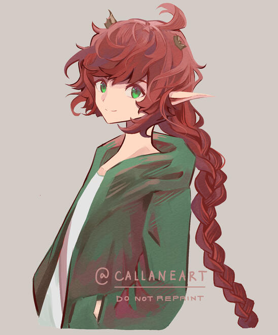 lineart, paint shading, halfbody, no bg, simple character — $55