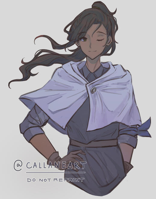 clean sketch, cell shading, halfbody, no bg, simple character — $40