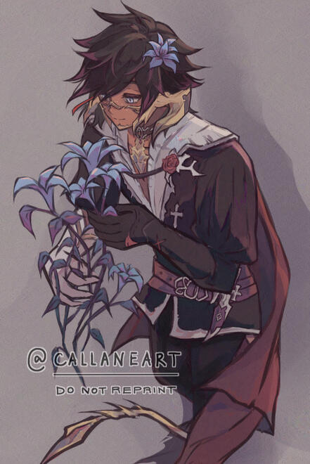 lineart, paint shading, fullbody static, simple bg, complex character — $80