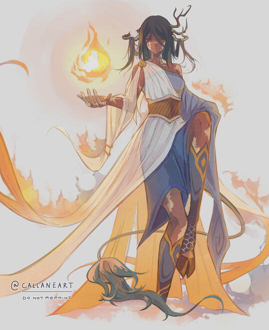 lineart, paint shading, fullbody static, simple bg, semi-complex character —$75