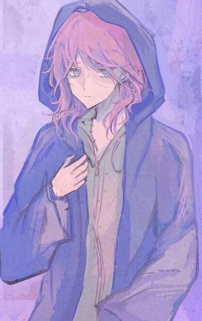 rough sketch, paint shading, halfbody, no bg, simple character — $45